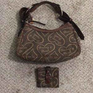Dooney and Bourke hobo purse with wallet